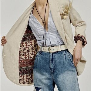 Free people bohemian Roman blazer
